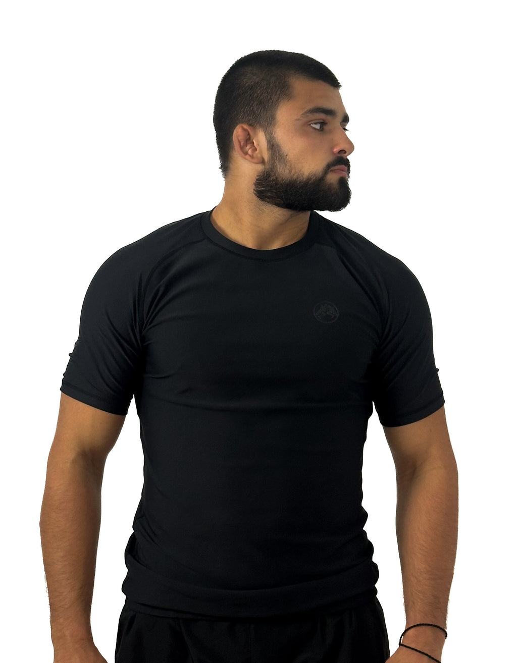RASHGUARD LOGO NEGRO
