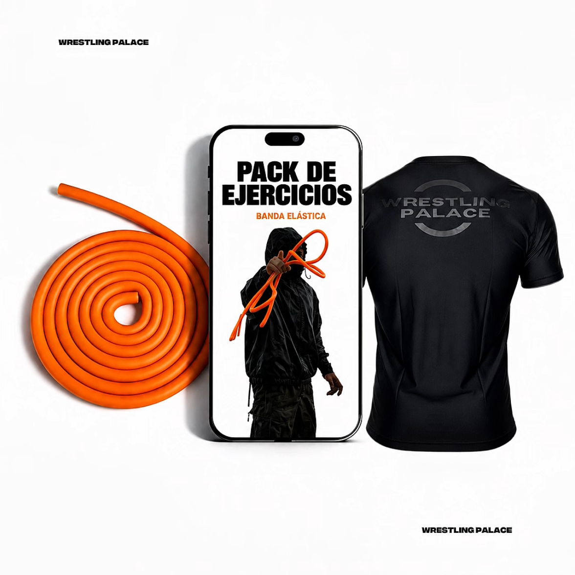 PACK SOLITARIO (Banda + Rashguard logo negro)