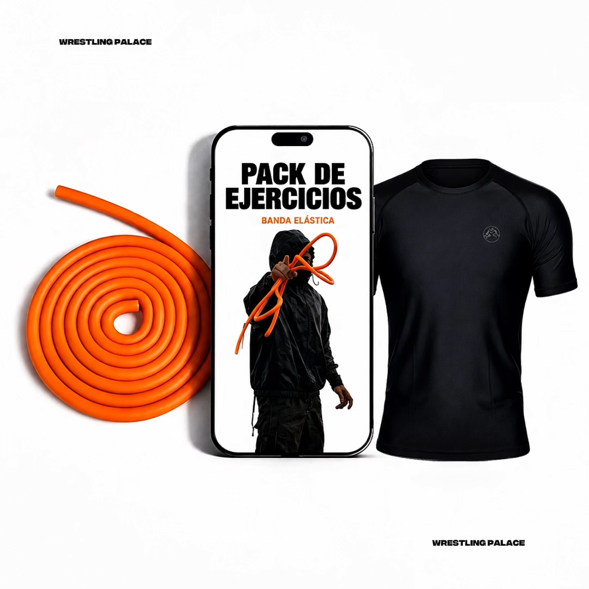 PACK SOLITARIO (Banda + Rashguard logo negro)
