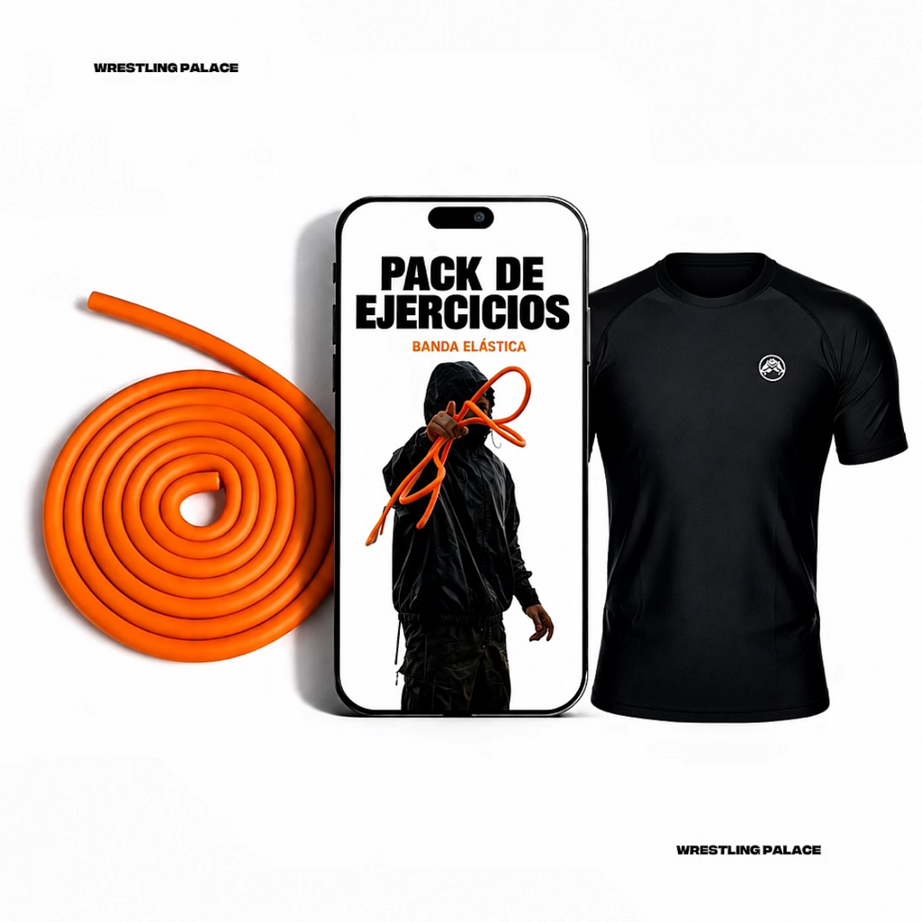 PACK SOLITARIO (Banda + Rashguard logo blanco)